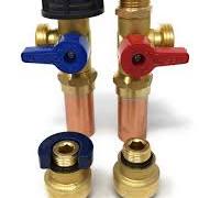 Washing Machine Valve with Water Hammer Arrestor and Push Fit 3/4" MHT  [3179]