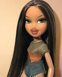 Follow Waveylooks On Instagram Black Bratz Doll Doll Makeup Bratz Doll Makeup