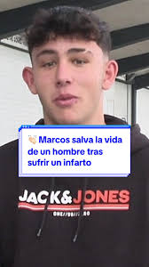 🔴 Marcos, un joven de 16 años salva la vida de un hombre que había sufrido  un infarto en Burgos 🗣️ "Llamé a la ambulancia y traté de ayudarlo" 👏🏻  Este adolescente es hoy el protagonista de ...