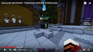 Es basado en un minijuego que muchos servers contienen aquí mencionaremos los mas usados y mas recomendables . Server Minecraft Skywars Premade Server Download Blackspigotmc