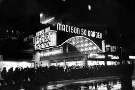 Madison Square Garden Marquee 1961 Msg Garden Marquee Sports Photograph Madison Square Garden