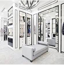 Black And White Closet Walk In Luxury Closet Closet Organization Interior Design Luxury Closets Design Dream Closet Design Closet Designs