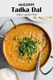 Masoor Dal Tadka Indian Red Lentil Dal Recipe Indian Food Recipes Vegetarian Indian Lentil Soup Indian Food Recipes