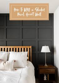 This modern wood accent wall can be completed in a day while completely transforming a space. How To Diy A Shaker Panel Accent Wall Construction2style