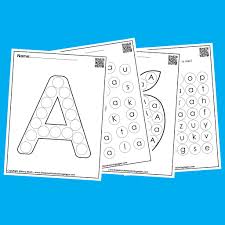 Free printable dot marker coloring pages help children learn more about letters.this set includes cute images of food & drink, one for each letter of the alphabet.there are a total of 26 images. Letter A 10 Free Dot Markers Coloring Pages