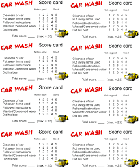 Webelos Handyman Car Wash Checklist Car Detailing Car Wash Checklist