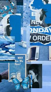  Lost In Icons Wallpaper Iphone Biru Estetika Biru Pastel Wallpaper Dinding