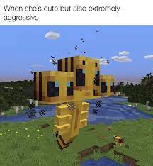 As crucial as bees are for the environment, it can be dangerous to have bees nesting and swarming on your property. Bee Wither Bee Wither Bee Wither Minecraftmemes Minecraft Funny Minecraft Memes Minecraft Images