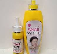 Snail White Gluta Body Lotion spf 60 +Serum 400ml – Abbeestore