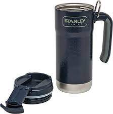 Stanley Adventure Vacuum Insulated Travel Mug Hammertone Navy 16 Oz For Product Price Info Go To Https All4h Insulated Travel Mugs Mugs Coffee Thermos