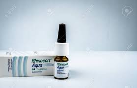 Maybe you would like to learn more about one of these? Chonburi Thailand August 3 2018 Rhinocort Aqua 64 Mcg Dose 120 Doses Budesonide Nasal Spray Product Of Johnson Johnson Thailand Manufactured By Astrazeneca Sweden Steroid Nasal Spray Stock Photo Picture And Royalty