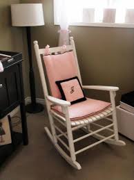 Black And White Rocking Chair Cushions Rocking Chair Cushions For Nursery Nursery Friend S Nursery White Rocking Chair With Pink Cushi Rocking Chair Cushions Rocking Chair Rocking Chair Nursery