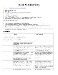 Blood Administration