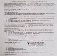 Persons might find their local area agency on aging office helpful, as they should be able to answer medicaid program questions and offer application. Some P Ebt Card Contact Information Addressed Incorrectly Neuse News