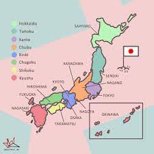 The large metropolises of tokyo and yokohama are located in the kanto region which consists of seven prefectures. Jungle Maps Map Of Japan Kanto