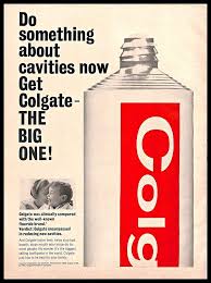 1964 Colgate Toothpaste Vintage Print Ad Cavities Teeth Dental Care Kids 1960s Colgate Cavities Dental Care