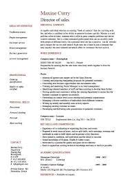 What is great about this cv example is that sandberg's character shines through along with her professionalism. Director Of Sales Resume Sample Example Job Description Marketing Manager Work Advertising
