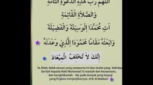 Bacaan doa selepas azan dan maknanya. Doa Selepas Azan Bersumberkan Hadis Sahih By Pasir Permata