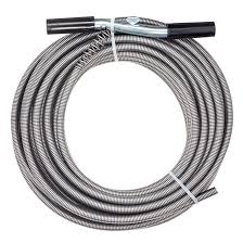 The baking soda and hot water treatment will loosen up any grimy sludge that's hanging out at the bottom of your drain, and the explosive chemical. Cobra Steel Auger Drain 1 2 X 50 Rona