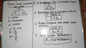 Bentuk variasi soal seperti ini biasanya terkait permasalahan dua orang yang berangkat dari arah sama dengan waktu dan kecepatan berbeda. Soal Berpapasan Dan Susul Menyusul Jarak Kecepatan Waktu Youtube