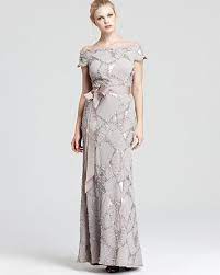 Tadashi Shoji Off The Shoulder Gown Sale Women Bloomingdale S Tadashi Shoji Dresses Mother Of Groom Dresses Gowns