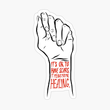 My scars show pain and suffering, but they also show my will to survive. Self Harm Recovery Positivity Hardcover Journal By Cravingart Redbubble