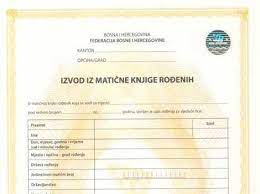 Vjenčani list na međunarodnom obrascu (internacionalni vjenčani list), ne stariji od 6 mjeseci. Bez Roka Vazenja Ovo Su Novi Rodni Listovi I Uvjerenja O Drzavljanstvu