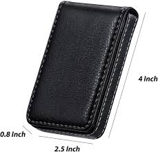 Keep your business cards clean and unbent in this stylish holder. Buy 2 Pieces Business Card Holder Business Card Wallet Pu Leather Business Card Case Pocket Business Name Card Holder With Magnetic Shut Credit Card Id Case Wallet Black And Coffee Online In Turkey