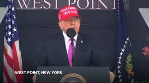 Trump hails West Point cadets for their accomplishments and takes credit  for US military might
