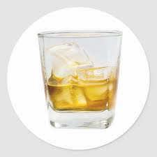 Whiskey On The Rocks Classic Round Sticker Zazzle Com In 2020 Clean Eating Snacks Whiskey Drinks Drink Trends