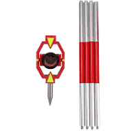Mini Prisma mit 4 Polen, VermessungsPrisma Miniprisma für Swiss-style  Gesamtstation Vermessungsprisma Konstant 17,5mm Offset : Amazon.de:  Elektronik & ...