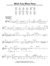 What are the guitar chords for beginners? Wish You Were Here Sheet Music Incubus Easy Guitar