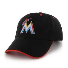 Miami Marlins Money Maker Black 47 Brand Adjustable Hat Adjustable Hat Miami Marlins Detroit Game