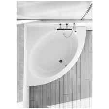 Bequemlichkeit spürt man schon vom hinschauen. Ideal Standard E1264 Corner Bathtub 140x140 Cm Complete Set