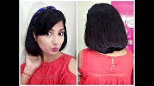 Cutting my hair into a bob! How To Make A Faux Bob How To Fake Short Hair Youtube