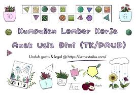 مجموعة روضة الأطفال pelajaran tk a berbahasa ke 4. Lembar Kerja Anak Tk Paud Lengkap Free Download