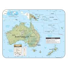 Boasting panoramic ocean views from your private balcony, capricorn one. Australia Shaded Relief Map Shop Classroom Maps