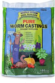 They're a natural soil supplement and the most potent natural fertilizer in the world. Amazon Com Worm Castings Organic Fertilizer Wiggle Worm Soil Builder 15 Pounds Package May Vary Fertilizers Garden Outdoor