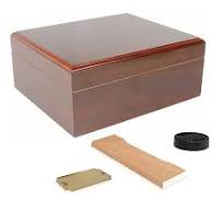 Amazon.com: Quality Importers Capri Cigar Humidor, Holds 25 ...