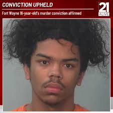 The now 16-year-old was 14 when the fatal shooting happened and 15 years  old when he was convicted and sentenced to 55 years in prison. REPORT:  https://www.21alivenews.com/2025/04/09/fort-wayne-16-year-olds-murder-conviction-affirmed/