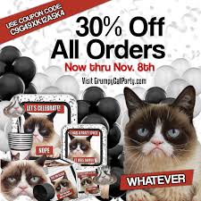 Maybe you would like to learn more about one of these? 30 Off Grumpy Cat Party Supplies Grumpy Cat