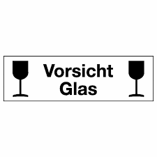 Leider konnten wir diesen artikel nicht auf deutsch übersetzen. Vorsicht Glas Etiketten Zur Palettenkennzeichnung Selbstklebend Seton