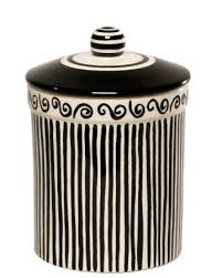 Black And White Canisters Australia Amazon Com Caffco International M Bagwell Collection Ceramic Canister Black And White Stripe Pattern Kitche Ceramic Canisters Stripes Pattern Cannister Sets