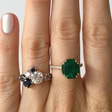Emerald Ring Mociun Engagement Ring Sizes Diamond Engagement Ring Set Silver Claddagh Ring