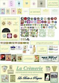 Imprimable Theme Boucherie La Boite A Poupees Imprimable Miniatures Pour Maison De Poupee Maison De Poupee