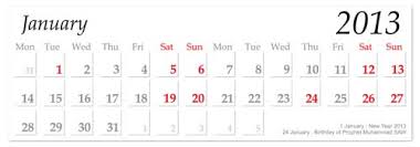 Sementara itu dalam kalender hijriyah atau kalender islam dimulai dari tanggal 20. Download Kalender 2013 Tanggalan Hijriyah Lengkap Pamali Desain