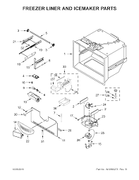 This manual comes under the category refrigerators and has been rated by 1 people with an average of a 7.5. Kitchenaid Kfcs22evms8 Bottom Mount Refrigerator Parts Sears Partsdirect