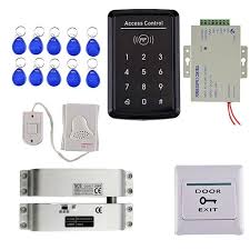 Rfid Kit Digicode Systeme Securite De Controle D Acces Porte Serrure Magnetique Achat Vente Badge Rfid Carte Rfid Dispositif De Controle Cdiscount