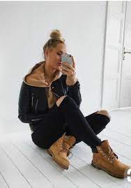 10 Ways To Wear Trendy Boots This Winter Society19 Timberland Outfits Women Spring Fashion Outfits Casual Cute Spring Outfits