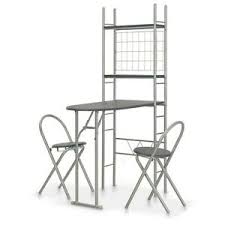 ( 4.5 ) out of 5 stars 2 ratings , based on 2 reviews current price $181.99 $ 181. Folding Dining Table And Chair Set Kitchen Table With Storage Rack Black 3 Piece Ebay